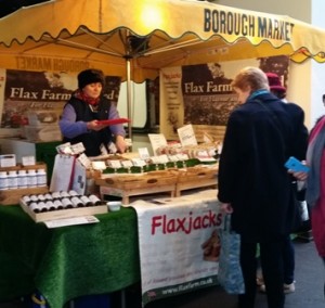 Do you want to know more about linseed (flax) ? Come and see us a Borough Market, by London Bridge Station.