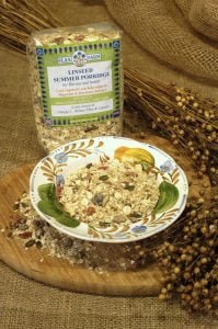 Summer linseed porridge