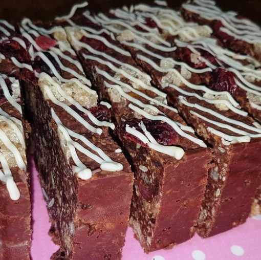Luxury Chocolate Tiffin Flaxjack Gluten-free Flapjack