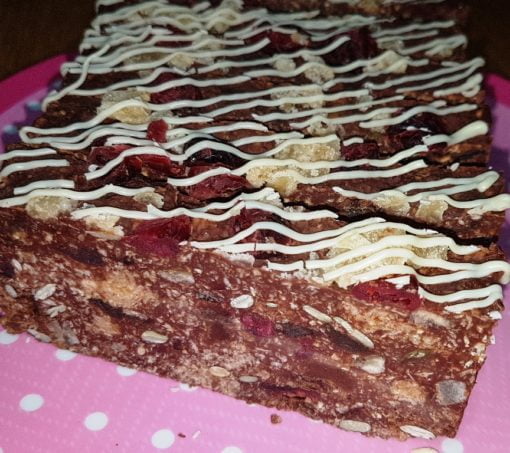 Luxury Chocolate Tiffin Flaxjack Gluten-free Flapjack