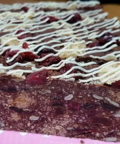 Luxury Chocolate Tiffin Flaxjack Gluten-free Flapjack