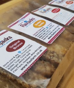 Traditional Flaxjacks Selection 12 pack luxury healthy flapjacks