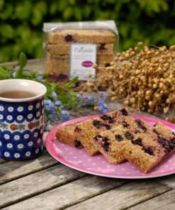 Blackcurrant Flaxjacks Gluten-free Flapjacks