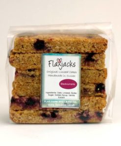 Blackcurrant Flaxjacks