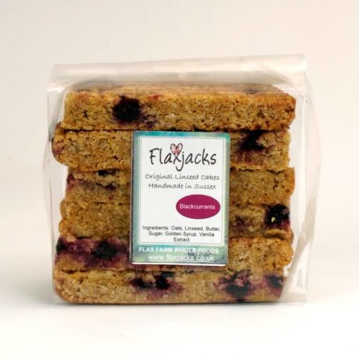 Blackcurrant Flaxjacks