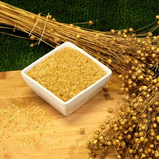 Whole-gold-linseed-and-plant