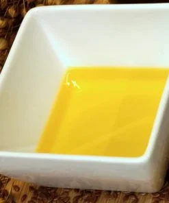 pure fresh cold-pressed linseed flaxseed oil