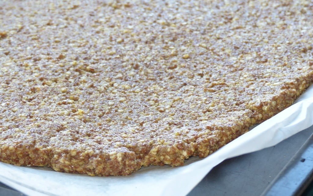 Linseed (flax) gluten-free pizza base