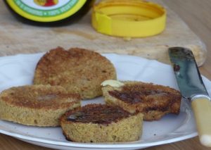 2 minute flax muffin - quick bread