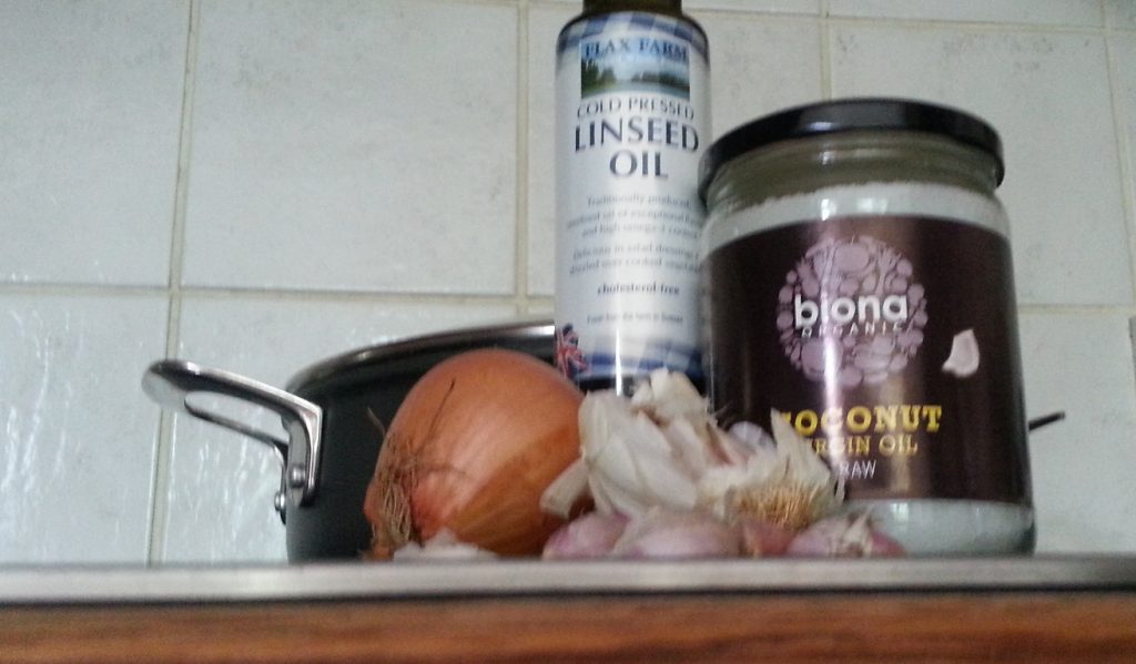 Ingredients for recipe for Budwig diet Oleolux