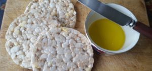 Cold pressed linseed (flaxseed) oil makes a great alternative to butter for bread or crackers.