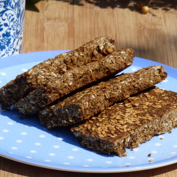 Molasses Linseed Flaxjacks luxury healthy gluten-free vegan flapjacks