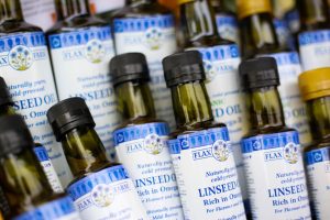 Linseed oil can be used for a healthy stir-fry