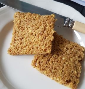 Gluten-free vegan flax bread