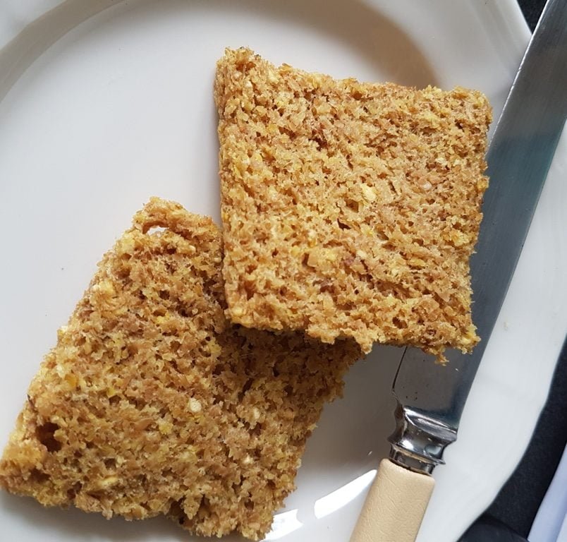 Gluten-free vegan flax bread