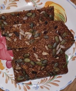 Gluten-free Fruitcake Flapjack Linseed Flaxjacks