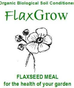 FlaxGrow Organic flax (linseed) meal soil conditioner/fertiliser Vegan