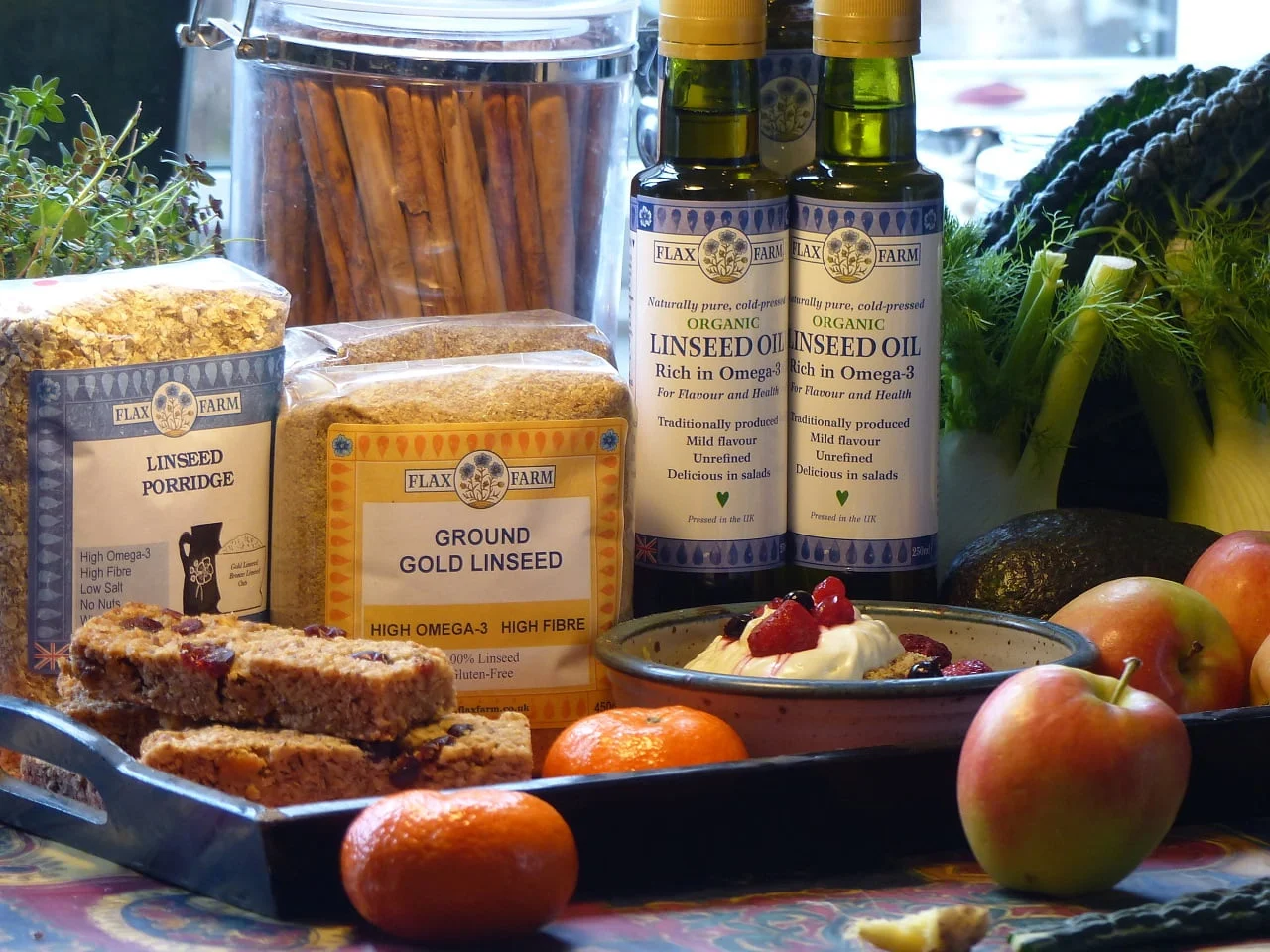 Flax products anti-inflammatory digestive health