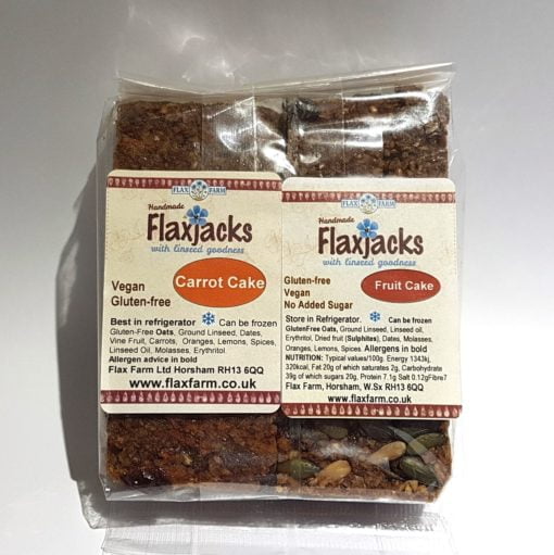 Special Free-from, no-added sugar trial mixed 4-pack: 1 x Carrot Cake, 1 x Courgette & Apple, 1 x Fruit Cake and 1 x Ginger Parkin 
