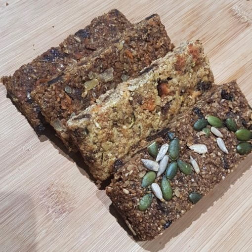 Special Free-from, no-added sugar trial mixed 4-pack: 1 x Carrot Cake, 1 x Courgette & Apple, 1 x Fruit Cake and 1 x Ginger Parkin 