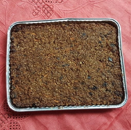 Ginger Parkin gluten-free sugar-free flapjack linseed flaxjack homebake