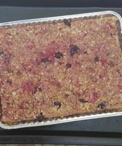 Mixed Berry Bake@Home Flaxjacks