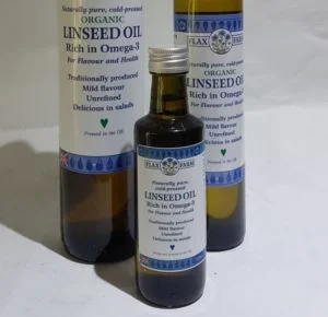 Organic Cold-pressed flaxseed linseed oil