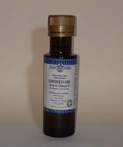 Cold-pressed organic linseed (flaxseed) oil