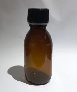 Dark glass, uv-proof, light-proof bottles for flaxseed linseed oil