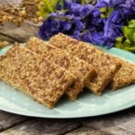 Gluten-free linseed flapjack recipe flaxjacks.