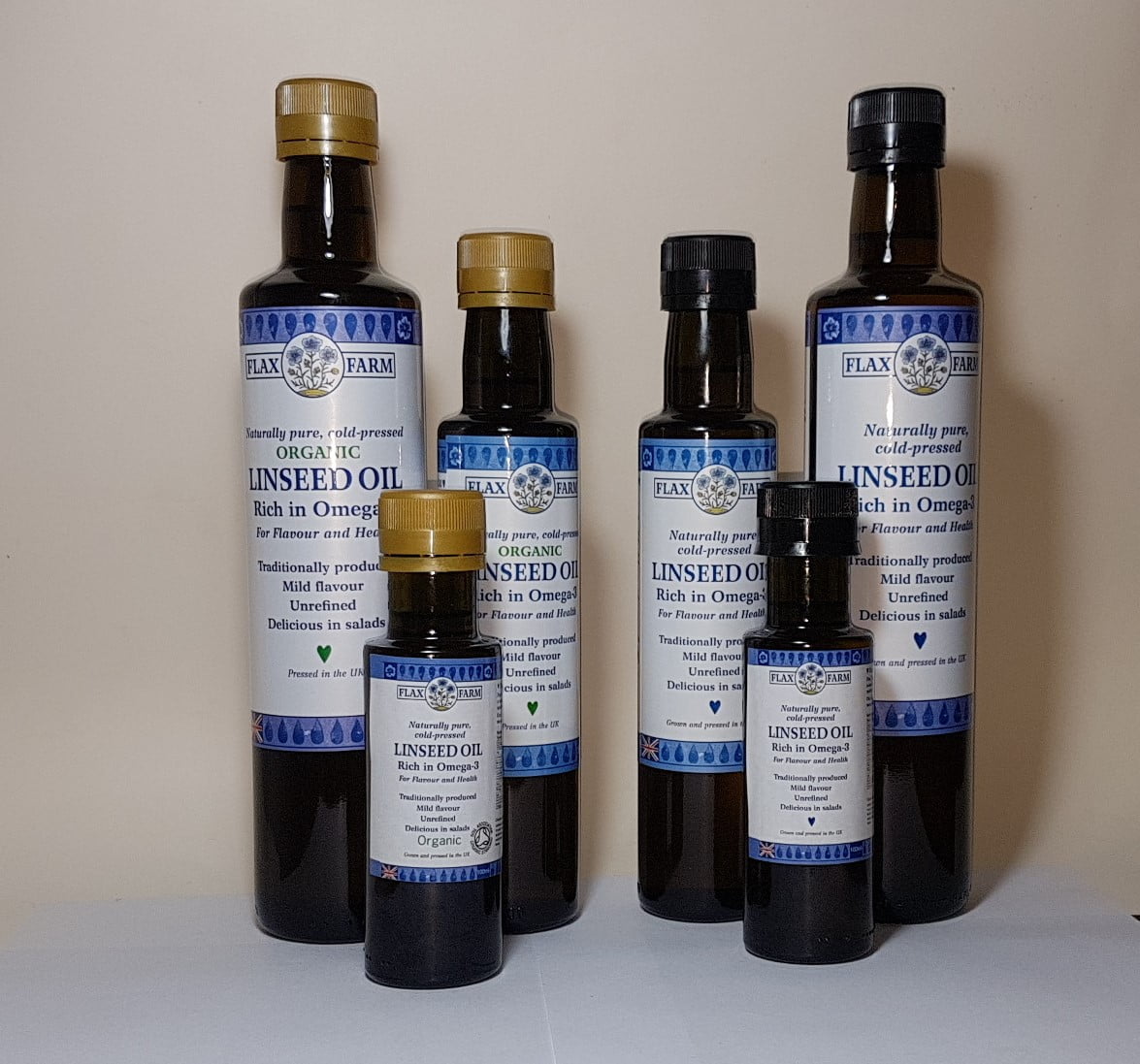 Cold-pressed linseed (flaxseed) oil