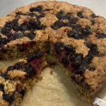 Blueberry and lemon cake gluten-free wheat-free oatmeal