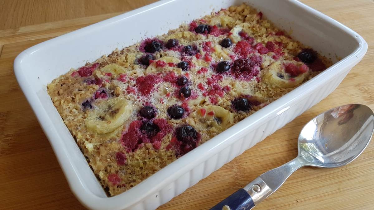 Baked oat-free, gluten-free, special buckwheat, flaxseed and quinoa porridge recipe