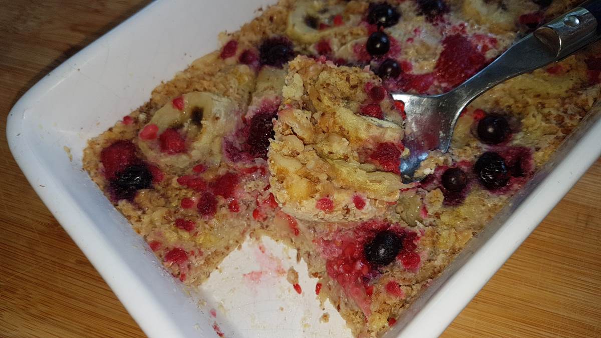 Baked oat-free, gluten-free, special buckwheat, flaxseed and quinoa porridge recipe