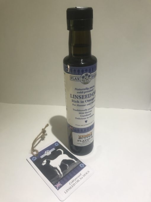 Yummy Butter Flavoured Flaxseed Oil 250ml for Dogs