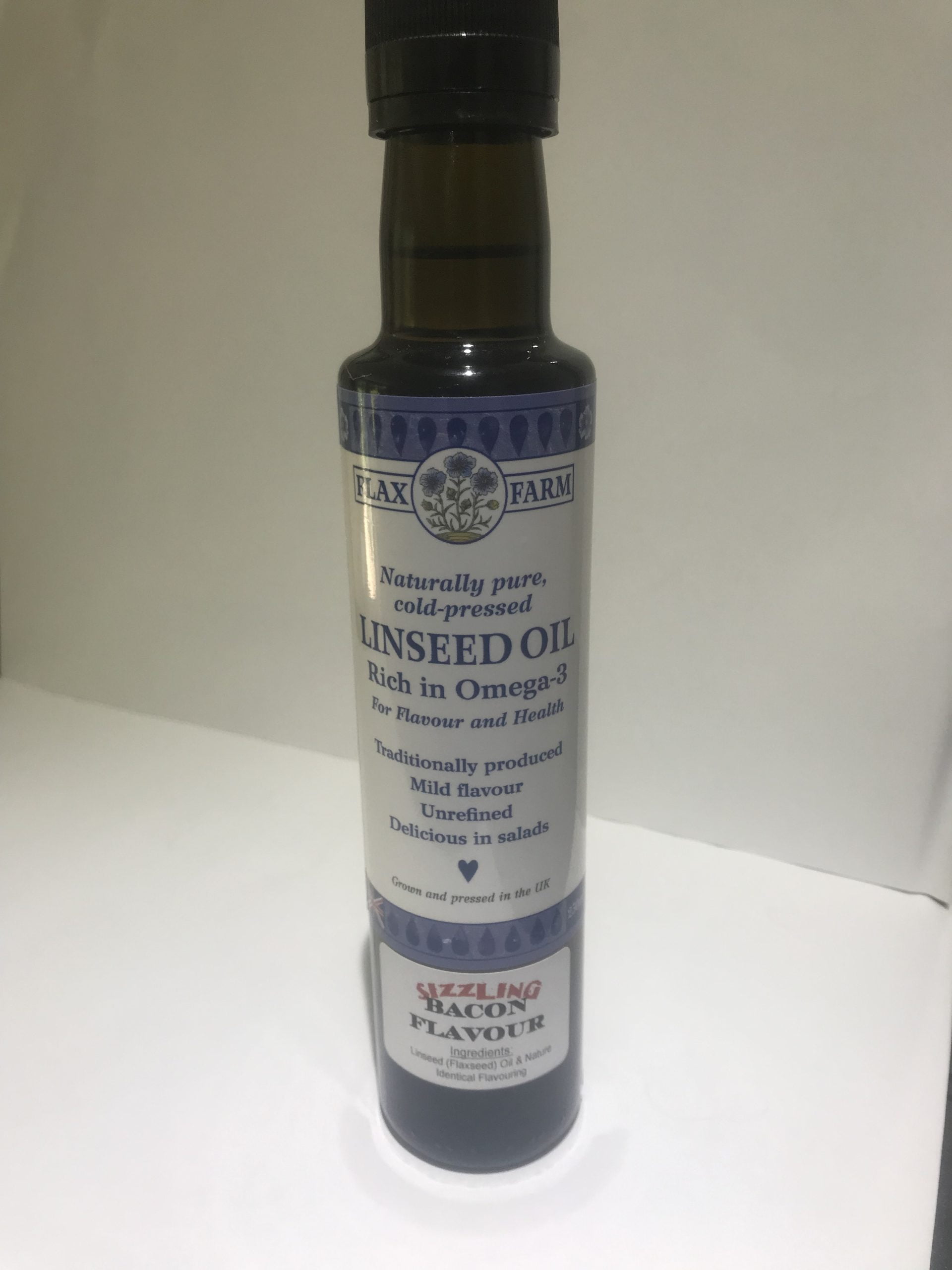 Sizzling Bacon Flavoured Flaxseed Oil 250ml