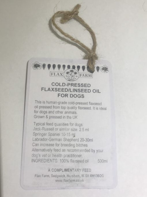 Yummy Butter Flavoured Flaxseed Oil 250ml for Dogs - Image 2