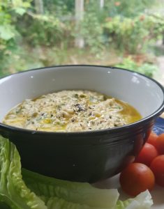 Hummus with Flaxseed Oil