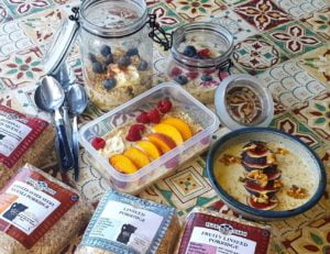 Overnight flax and oats gluten-free sugar-free