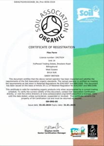 Organic certificate Flax Farm Download Organic Certificate 26-27